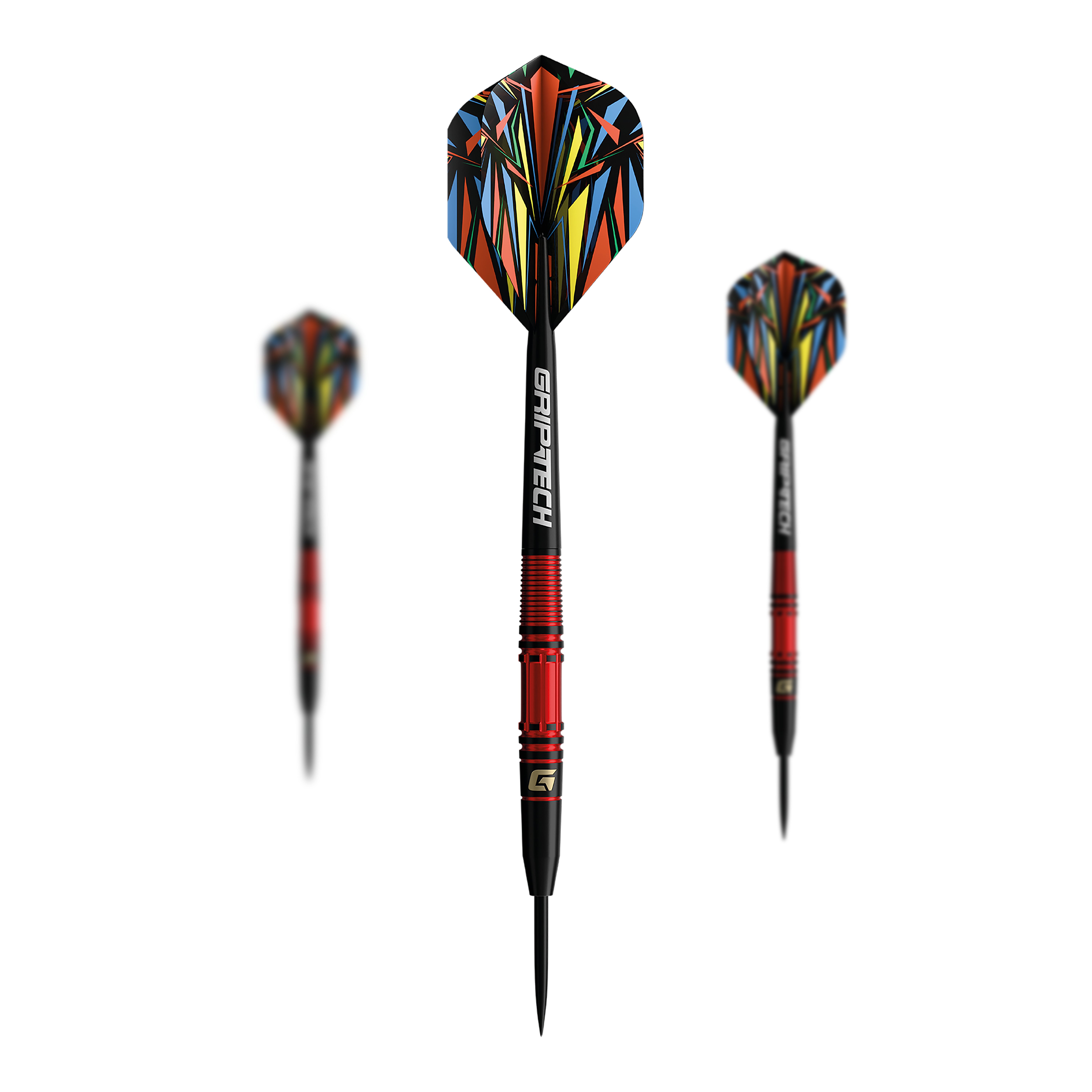 Dardos de acero de tungsteno rojo GOAT Athlete Das Bild zeigt die GOAT Athlete Red Tungsten Steeldarts. Die roten Steeldarts sind hochwertig verarbeitet.