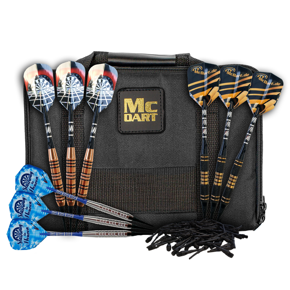 Bolsa McDart Master con 9 suaves dardos y accesorios