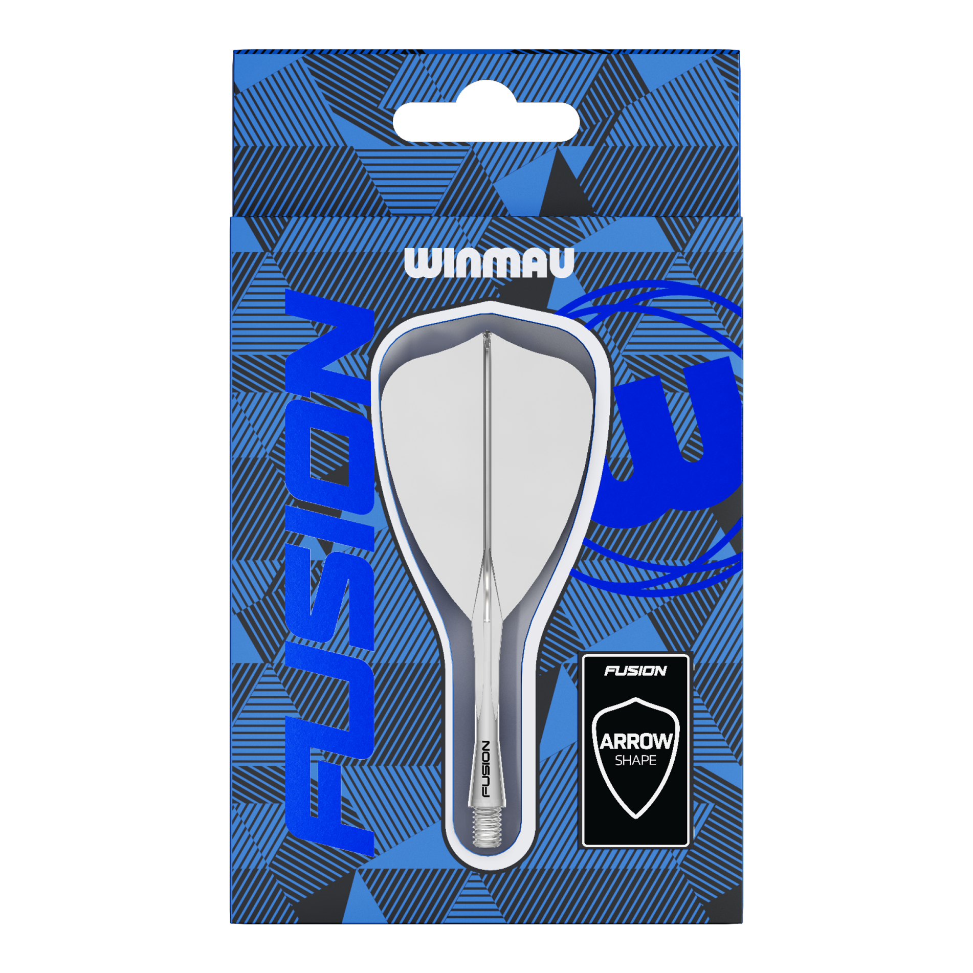 Winmau Fusion Flight-Shaft-System Arrow Clear Hier ist ein weiteres Bild des Winmau Fusion Flight-Shaft-System Arrow Clear. Es zeigt den Flightschaft für Darts in einer anderen Perspektive.