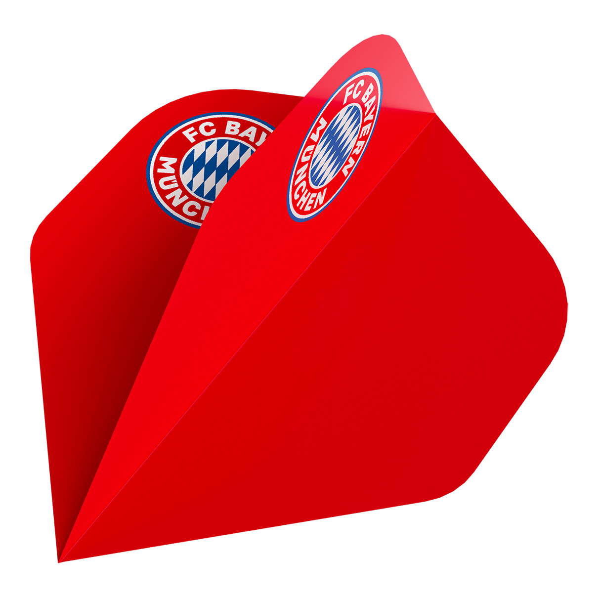 Bulls FC Bayern München Flight Collection - 5 Satz Zu sehen ist die Bulls FC Bayern München Flight Collection - 5 Satz. Dieses Flight-Set enthält fünf verschiedene Flights im Design des FC Bayern München.