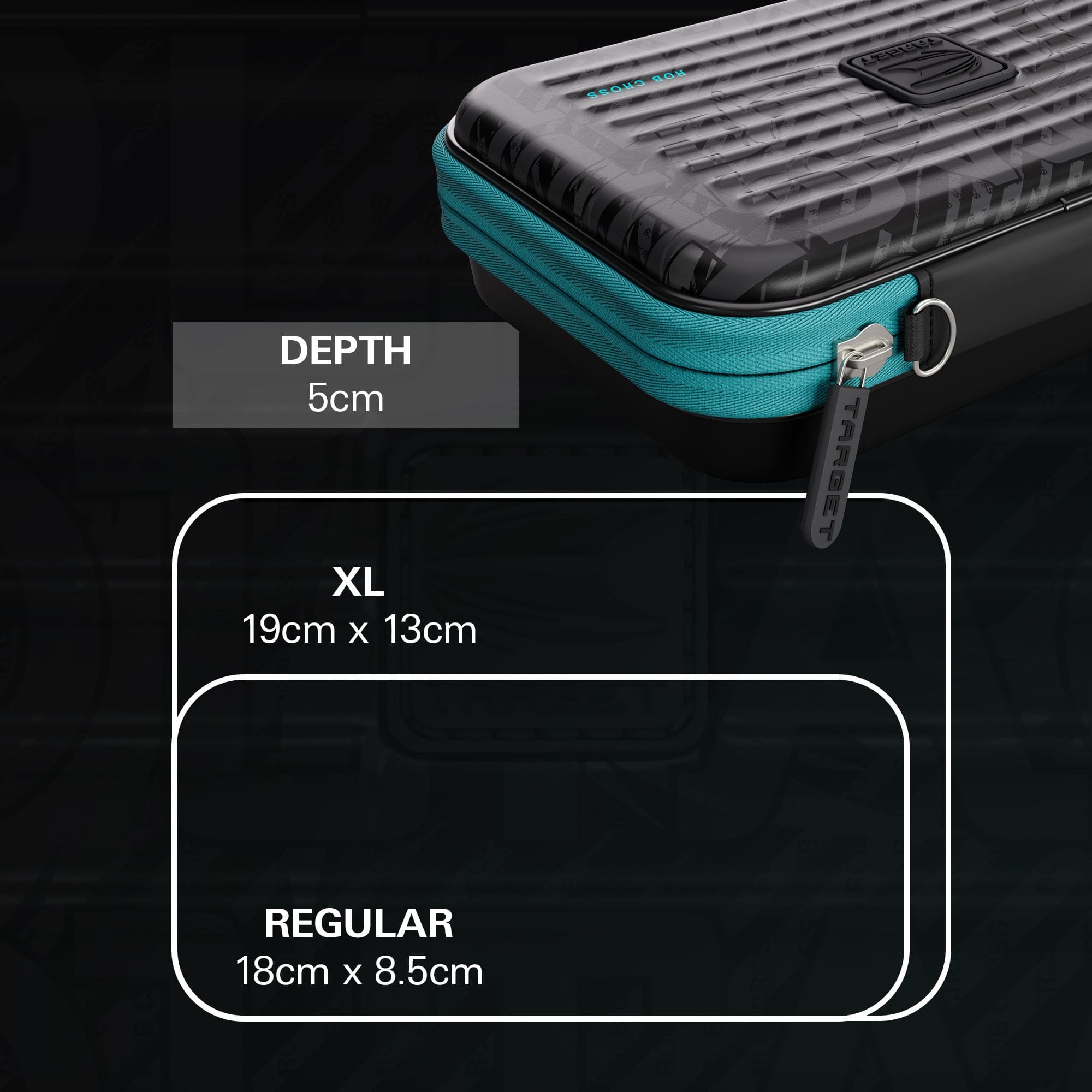 Pouzdro na šipky Takoma XL Ghost Series Rob Cross Abgebildet ist das Takoma XL Ghost Series Rob Cross Dartcase. Dieses Etui eignet sich ideal zur sicheren Aufbewahrung von Darts.