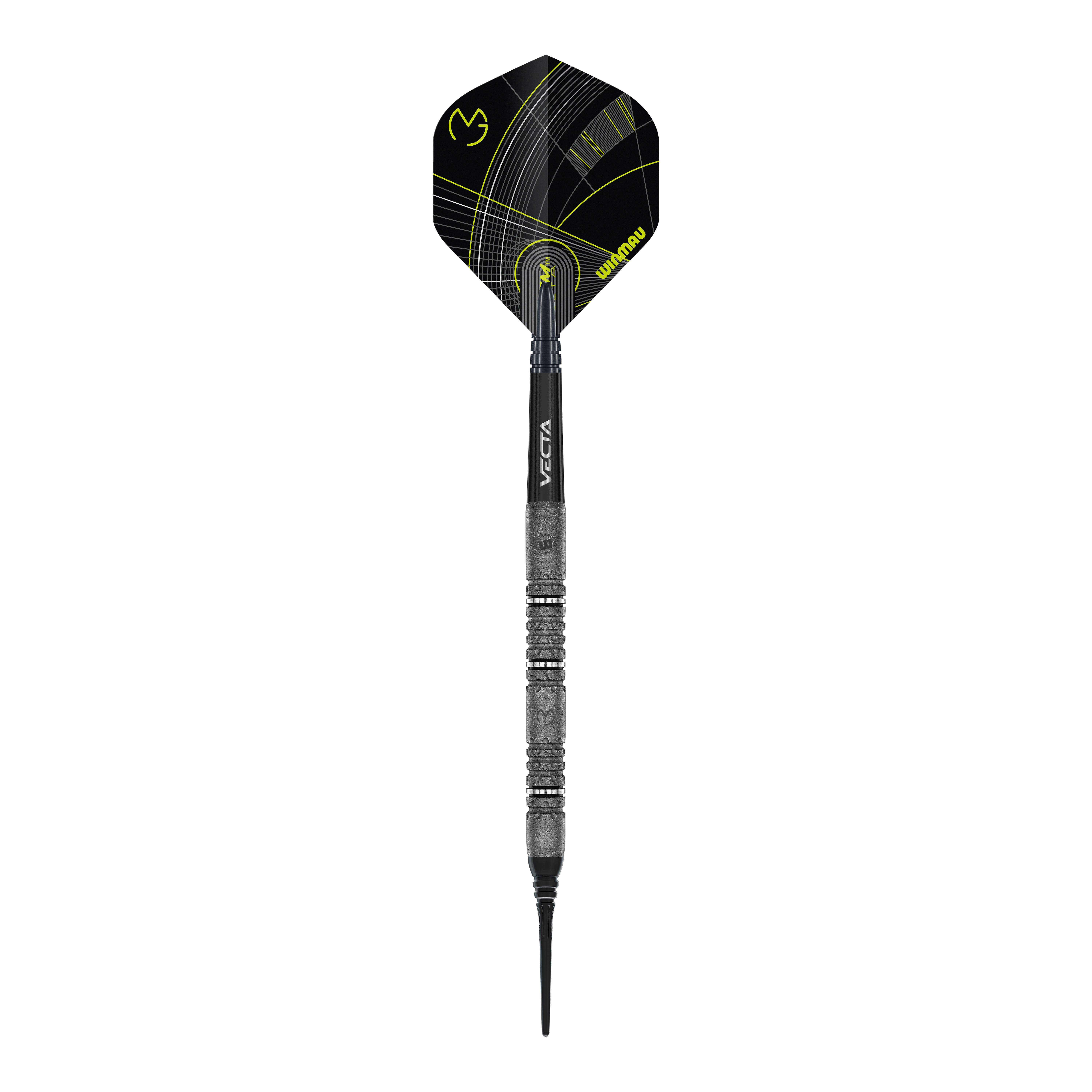 Softdarts Winmau Michael Van Gerwen Signature Edition - 20g Dargestellt werden die Winmau Michael Van Gerwen Signature Edition Softdarts - 20g. Die Darts sind in Kooperation mit dem Profi Michael Van Gerwen entstanden.