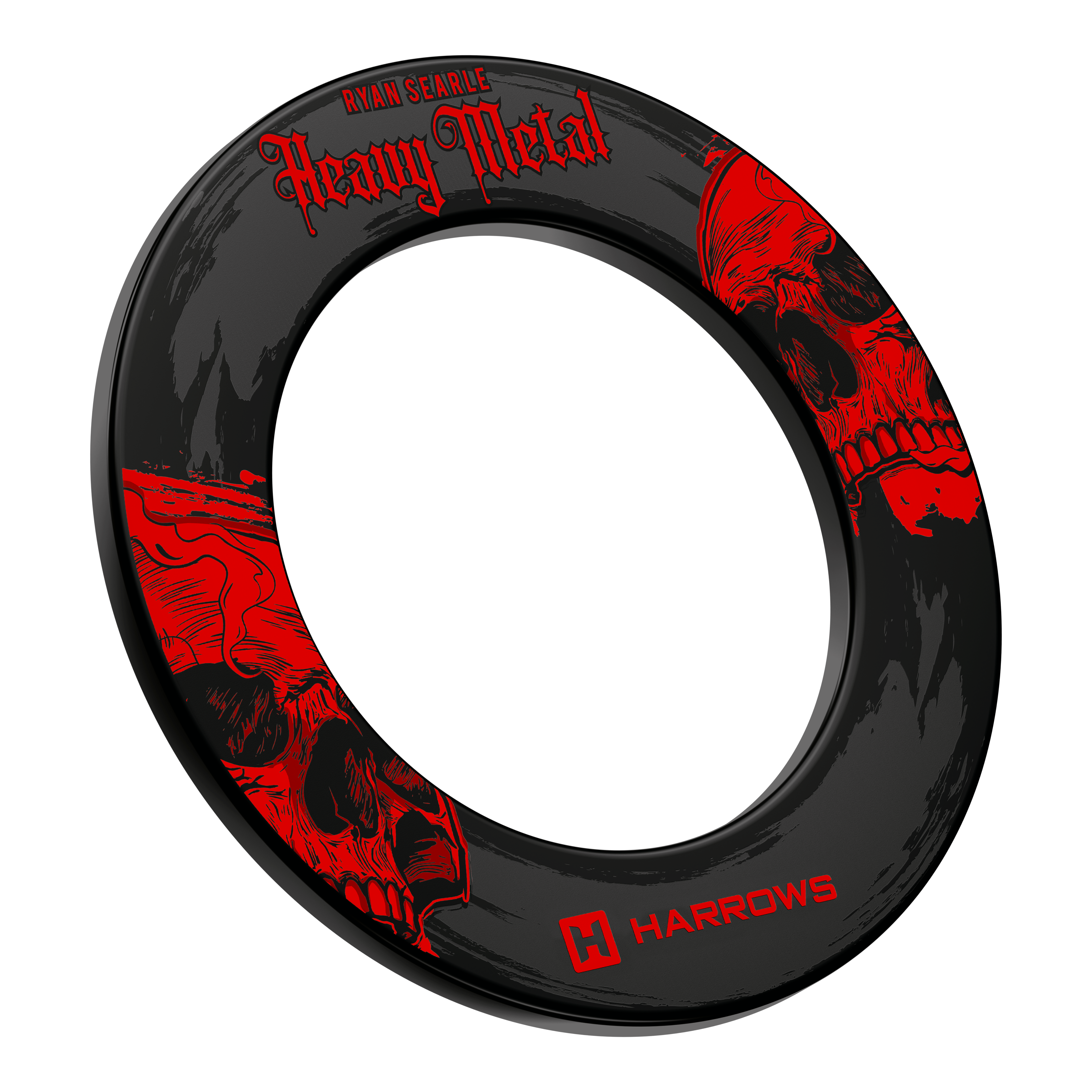 Harrows Ryan Searle Heavy Metal Surround Harrows Ryan Searle Heavy Metal Surround ist sichtbar. Der dunkle Surround ist klar umrissen.