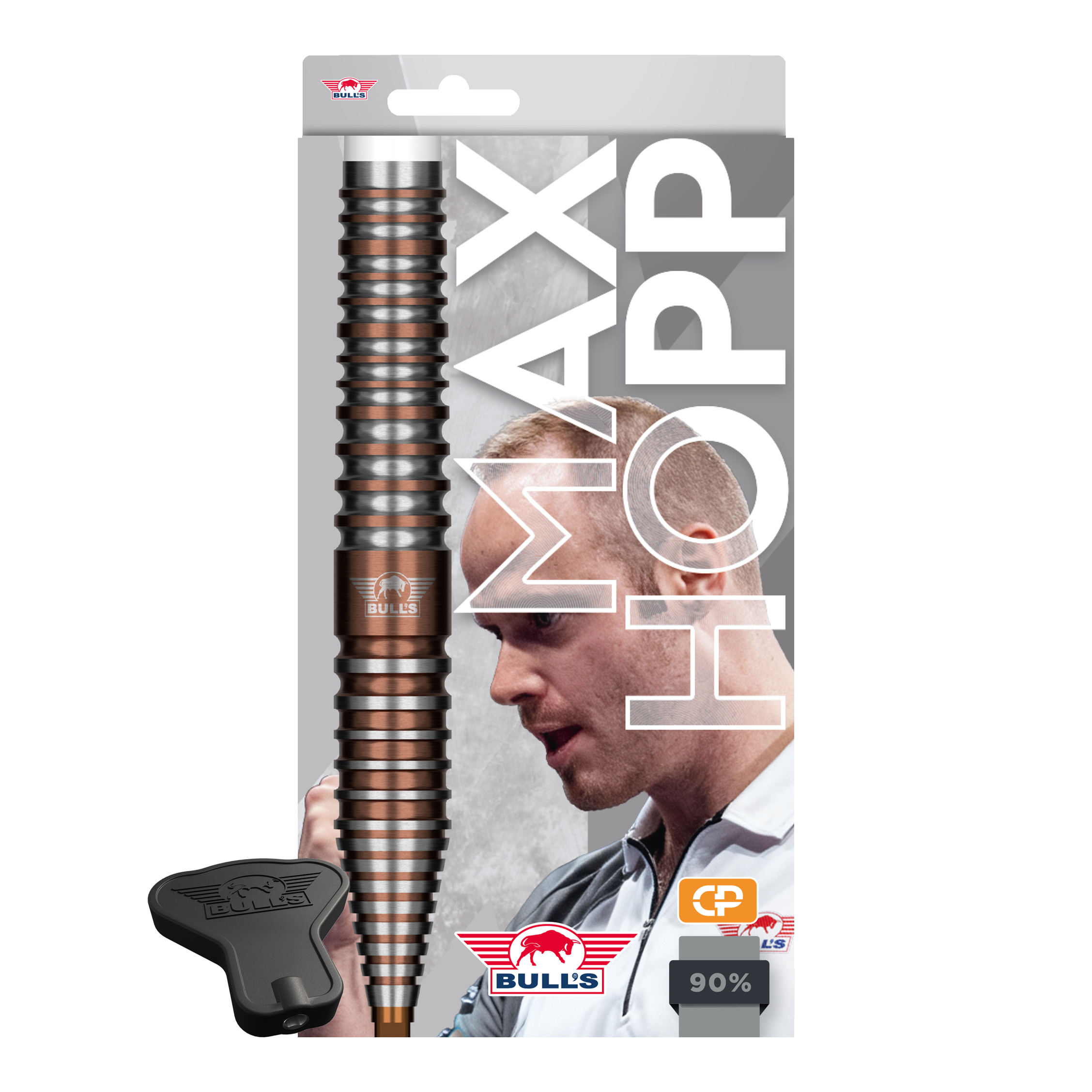 Šipky Bulls NL Max Hopp E5 Convertible Point Steel Darts Abgebildet sind Bulls NL Max Hopp E5 Convertible Point Steeldarts. Das Set enthält mehrere Darts.
