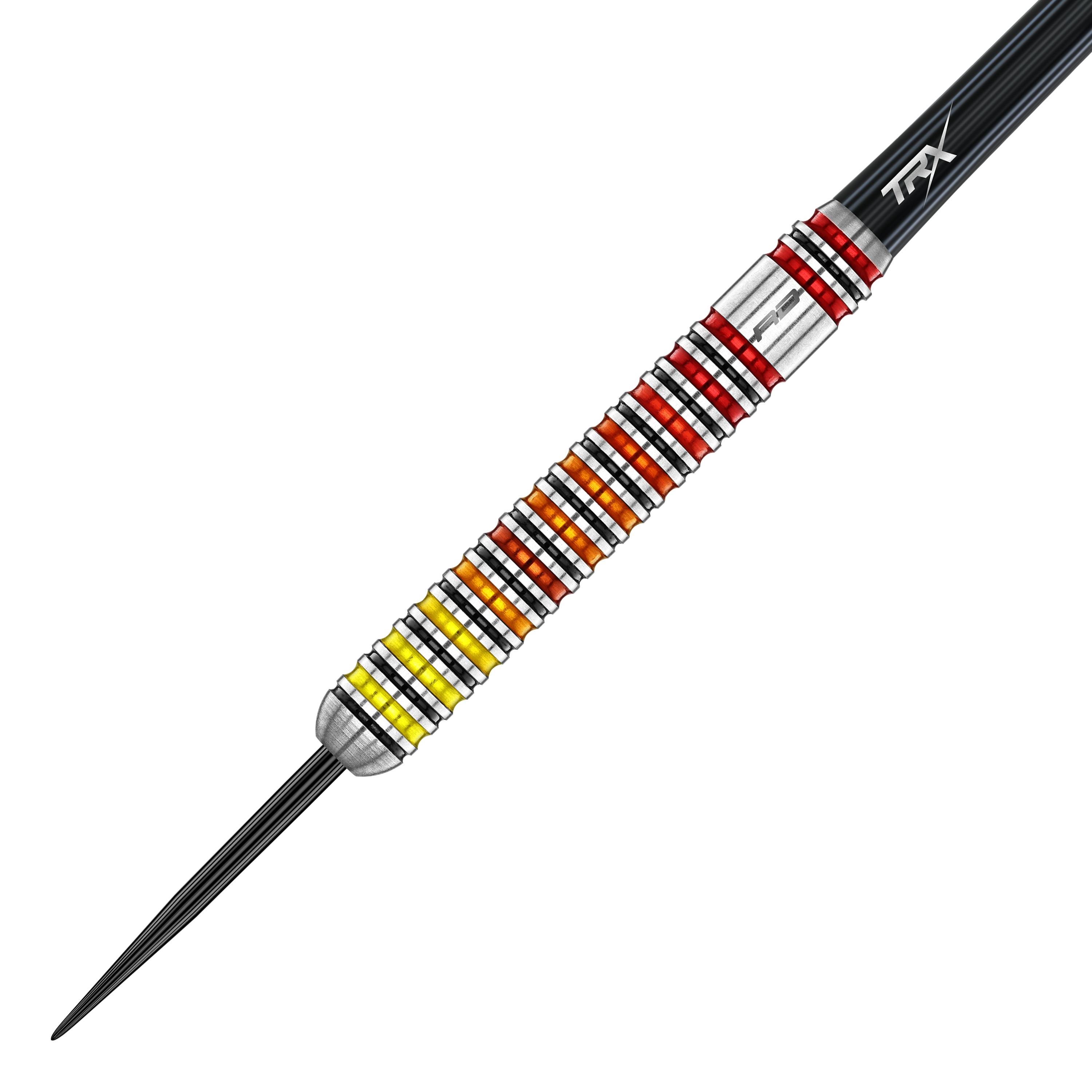 Red Dragon Furnace Steeldarts Die Red Dragon Furnace Steeldarts sind auf diesem Bild zu sehen. Die Pfeile haben einen metallischen Look und auffällige Details.