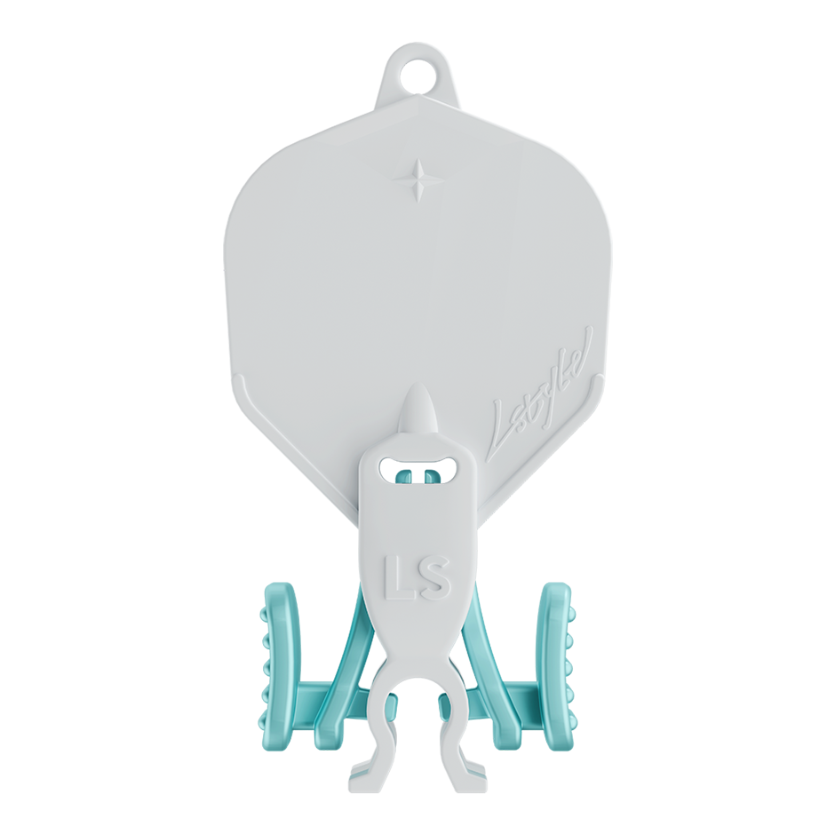 Dieses Bild zeigt das L-Style L-System Key-2 Flight Shaft Remover Tool. Das Produkt dient zum Entfernen von Dart Flights und Shafts.
