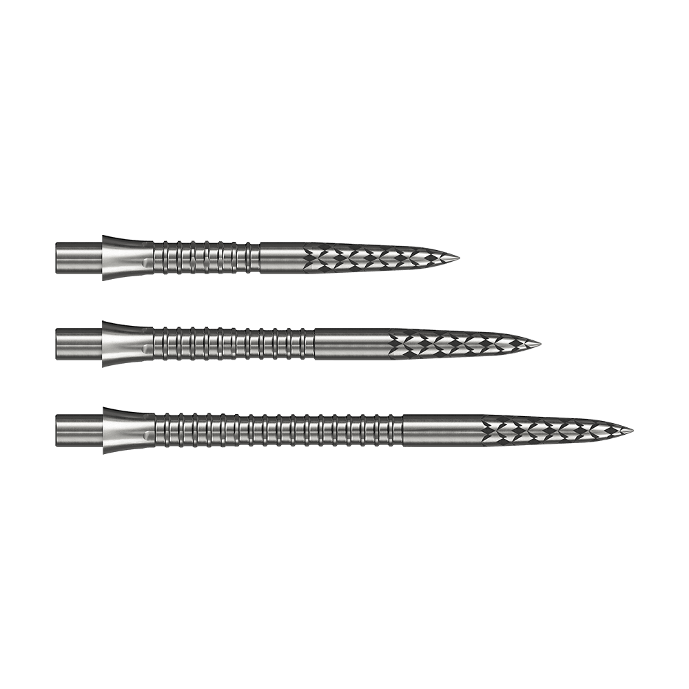 Puntas de dardos Mission Caliburn EVO con logotipo GV - plateadas Mission Caliburn EVO Dartspitzen GV-Logo in Silber. Diese Dartspitzen sind hochwertiges Zubehör für das Darts-Spiel.