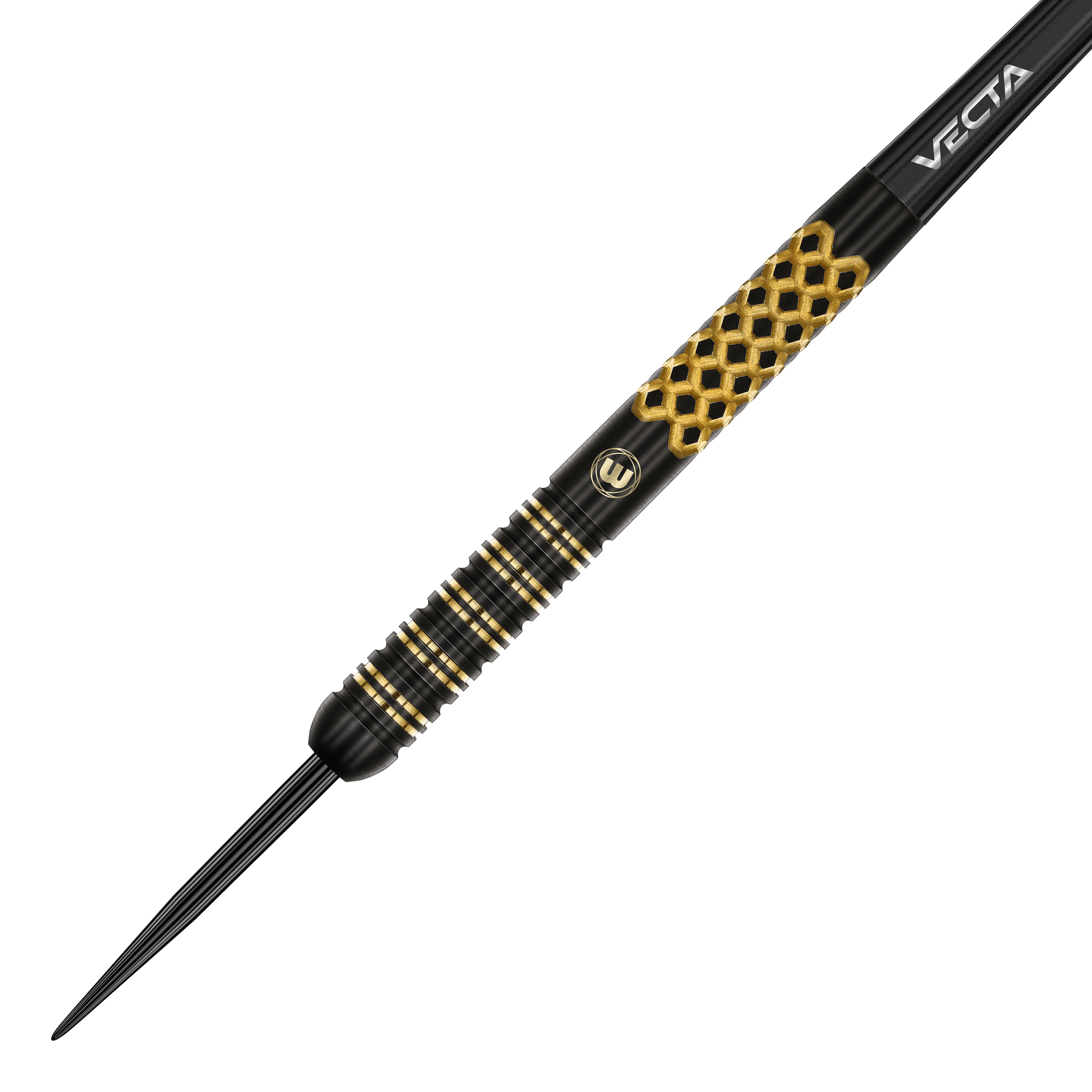 Winmau Brendan Dolan Signature Series Steeldarts sind auf dem Bild zu sehen. Die Darts heben sich durch ihr charakteristisches Design hervor.