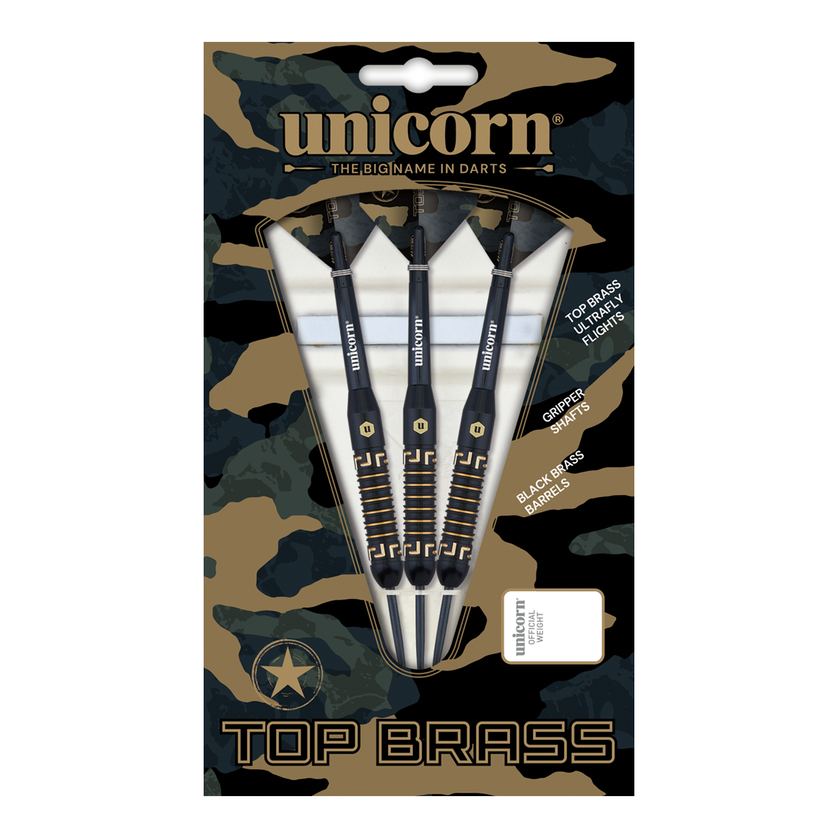 Unicorn Top Brass V1 Steeldarts - 20g