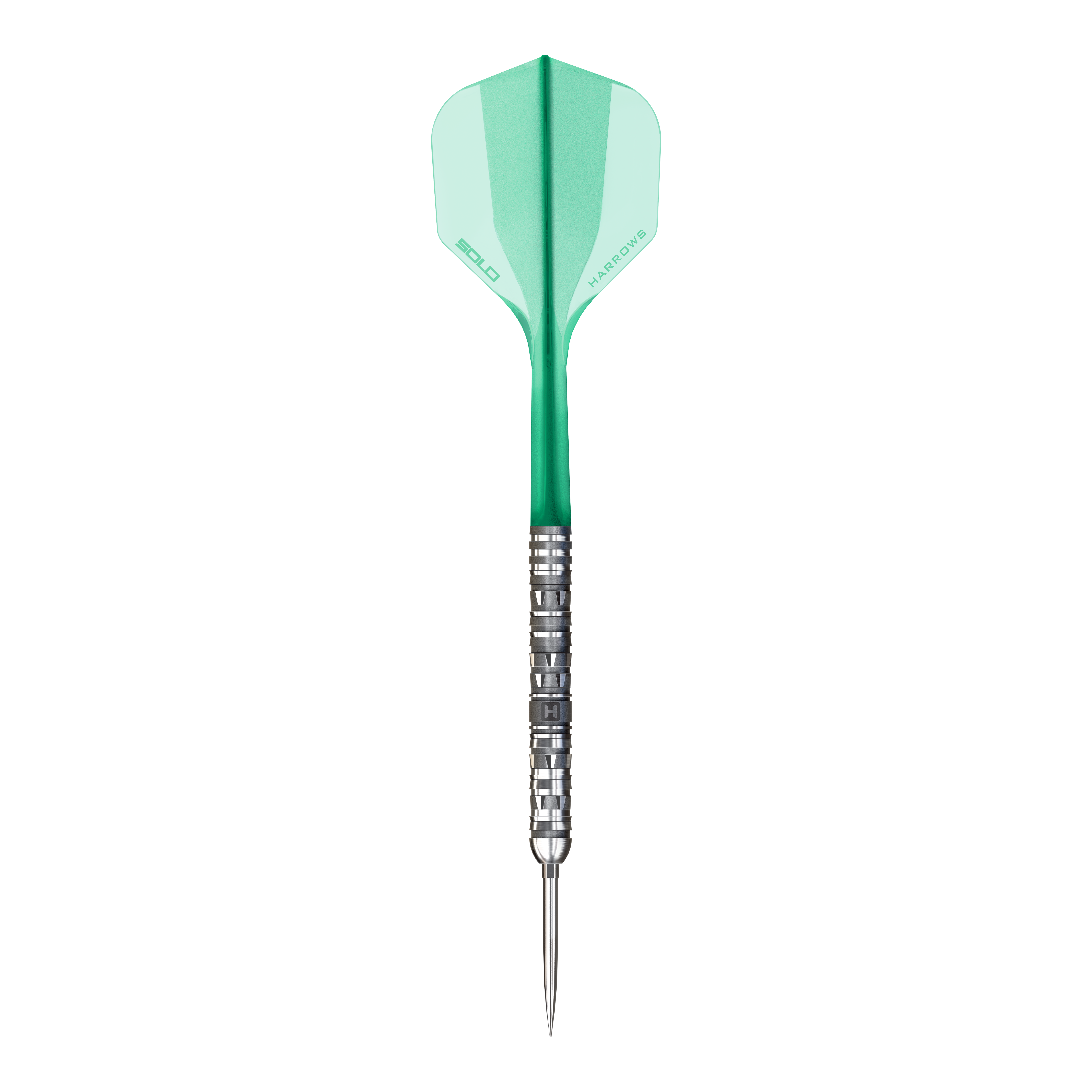 Ein einzelner Steeldart aus der Torrent Parallel QuickPoint Serie. Der Dart hat eine klassische Form.