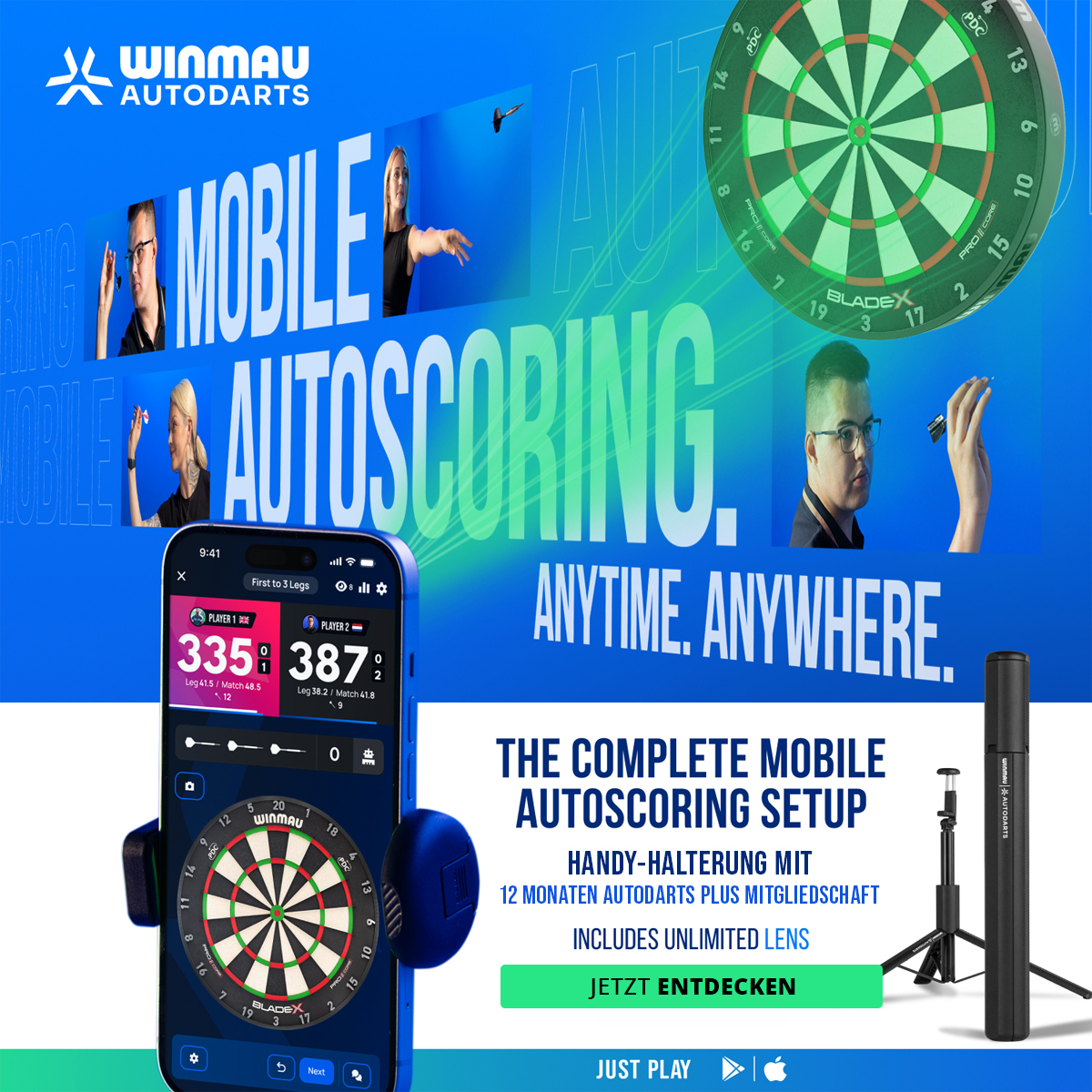 2026-09_Winmau_DeviceStand12Month_DE_Hero