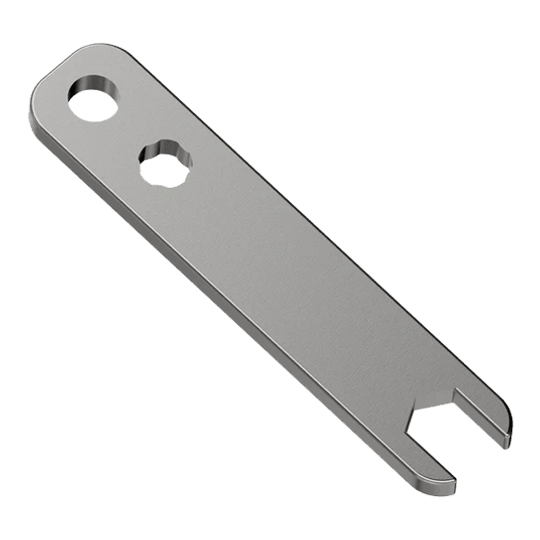 Herramienta de destornillador de punta Caliburn EVO Auf dem Bild ist ein weiteres Ansicht des Point Driver Tool Lite zu sehen. Es handelt sich um ein Hilfswerkzeug für Dartspieler.