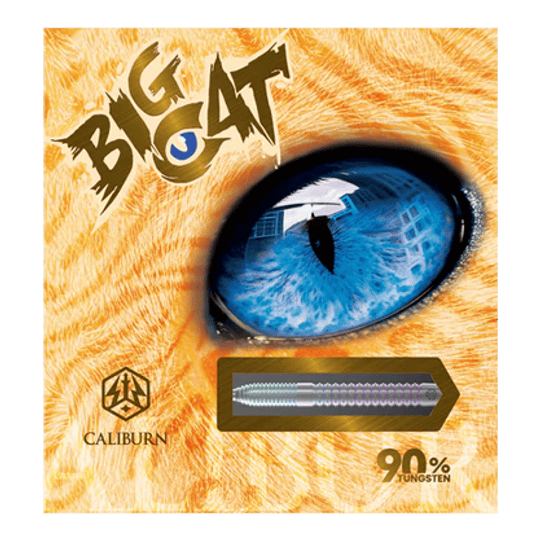 Dardos de acero Caliburn Big Cats Ocelot Caliburn Big Cats Ozelot Steeldarts mit einem Gewicht von 23g. Das Bild zeigt die Steeldarts aus einer anderen Perspektive.