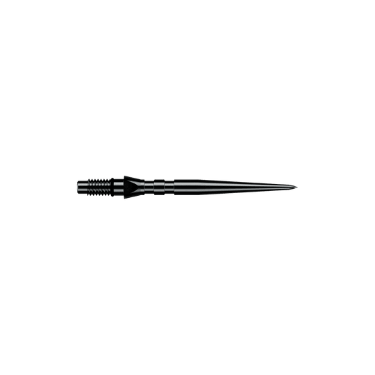 Špičky na šipky Winmau Switch Point Groove Steel - černé Zu sehen sind schwarze Winmau Switch Point Groove Steeldartspitzen mit einer Länge von 26 mm. Sie werden häufig als Ersatzspitzen für Steeldarts genutzt.