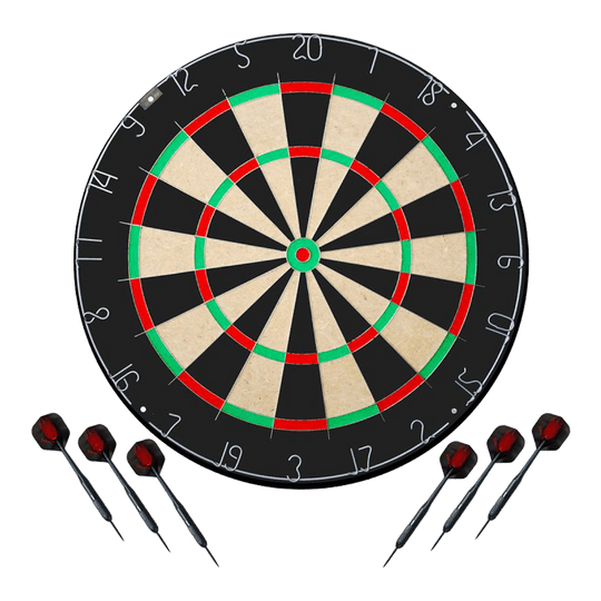 Karella Dartboard BullOut Set inkl. 2 Satz Steeldarts Karella Dartboard BullOut Set inkl. 2 Satz Steeldarts