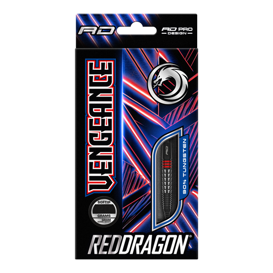Fléchettes souples rouges Red Dragon Vengeance - 20 g