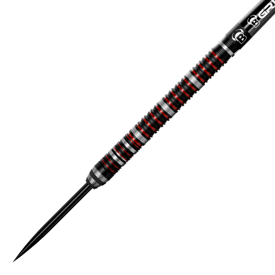 Das Bild präsentiert die Bulls Sixty S2 Steeldarts. Diese Dartpfeile bieten eine gute Balance und Griffigkeit.