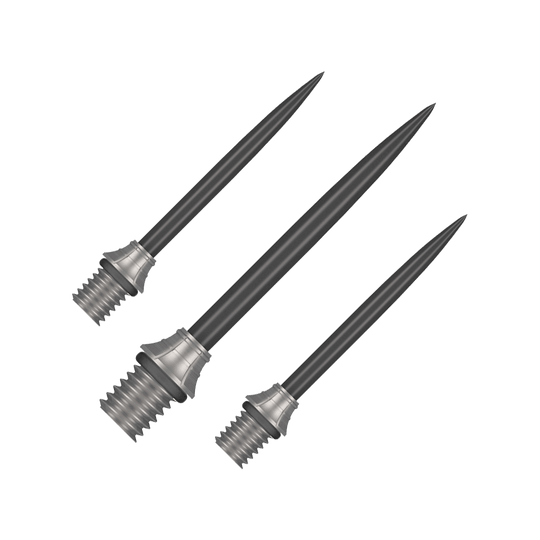 Konverzní hroty Shot Fynx - 32mm Gezeigt wird ein Set der Shot Fynx Conversion Points mit 32 mm Länge. Diese Spitzen bieten Vielseitigkeit beim Dartspielen.