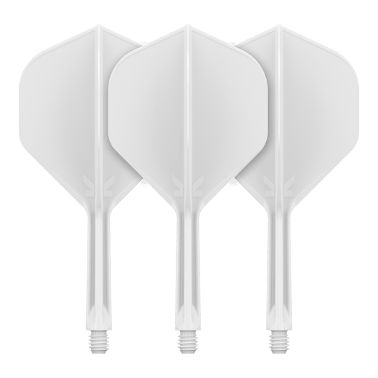System lotu Target K-Flex No2 Standard – biały Abgebildet ist ein Produkt mit dem Namen 410023_Target_K-Flex_No2_Standard_Flights_Weiss_26mm_2. Es handelt sich wahrscheinlich um weiße Standard-Flights für Darts.