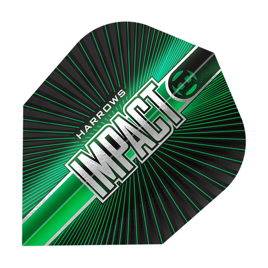 Harrows Impact No. 6 Flights Hier sind die Harrows Impact No6 Flights abgebildet. Diese Flights werden für Dartpfeile verwendet.