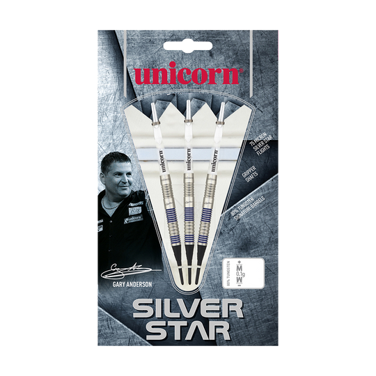 Fléchettes souples Unicorn Silver Star Var.1 Gary Anderson