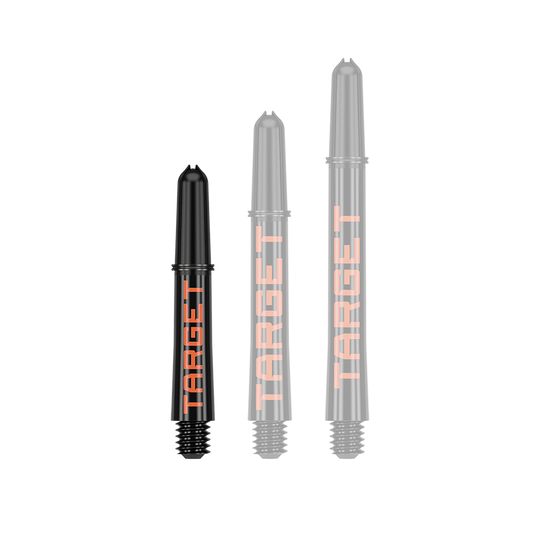 Target Pro Grip TAG Shafts - 3 Sets - Black Orange
