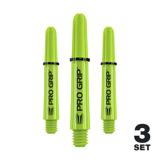 Shafts Target Pro Grip - 3 jeux - Vert lime