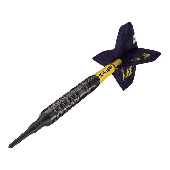 Dardos blandos Target Luke Littler GEN1 - 19 g Dieses Bild zeigt ein Softdart-Produkt. Der Dateiname lautet '210324_Target_Luke_Littler_GEN1_Softdarts_4_(1)'.