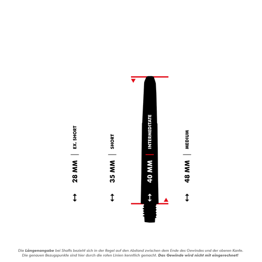 Nylon Shafts - Schwarz