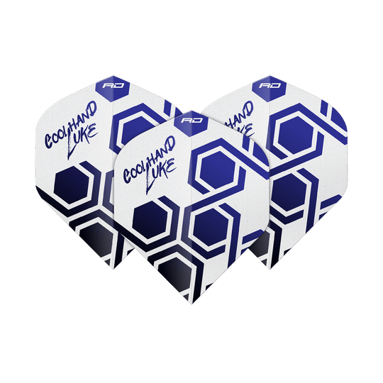 Red Dragon Pro Player Premium Luke Humphries Blue TX5 Premium No2 Standard Flights Dieses Bild zeigt das Set Red Dragon Pro Player Premium Luke Humphries Blue TX5 Premium No2 Standard Flights. Die Flights sind für den professionellen Dartgebrauch konzipiert.