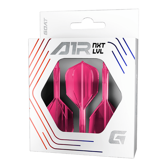 Sistema di alberi di volo GOAT A1R No6 - Rosa neon Das Bild zeigt das GOAT A1R No6 Flight-Shaft-System in Neon Pink. Es ist ein moderner Flight-Shaft für Darts.