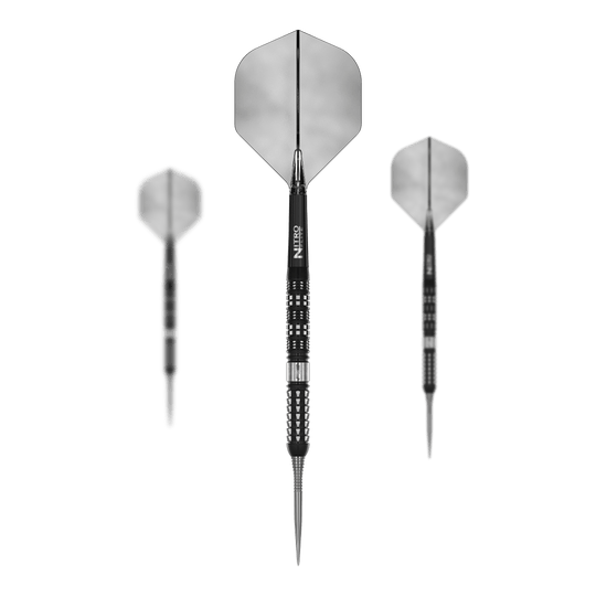Zu sehen ist das Set der Red Dragon Recon Parallel Steeldarts. Dieses Set ist ideal für Dartspieler geeignet.