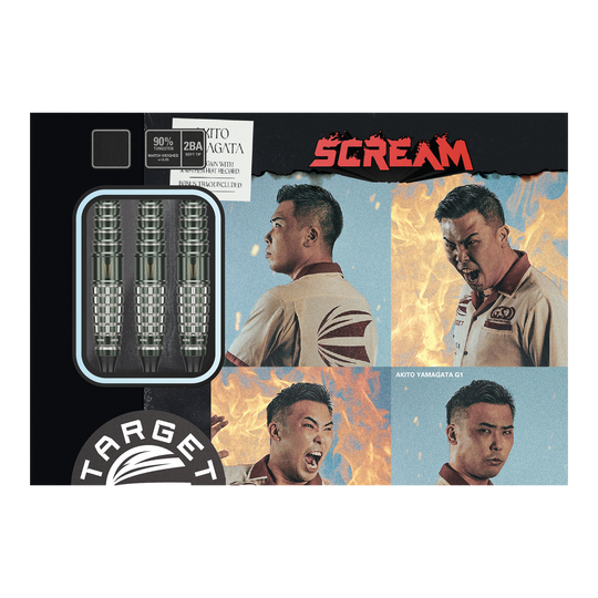 Target Japan Akito Yamagata Scream GEN1 Soft Darts - 19g