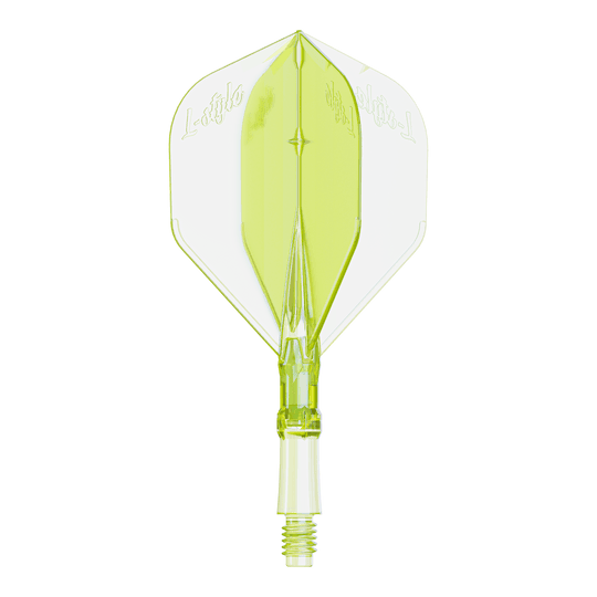 L-Style L-Sytem Flights - Neon Yellow- 190 Kleine Dart-Flights in auffälligem Neongelb, vermutlich für das L-System. Diese Flights bieten eine auffällige Farbalternative für Darts.