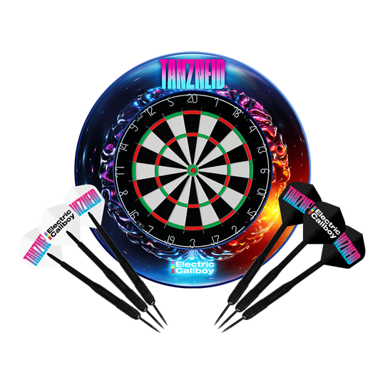 Zestaw Electric Callboy Tanzneid Steel Dartboard and Surround Zestaw Electric Callboy Tanzneid Steel Dartboard and Surround