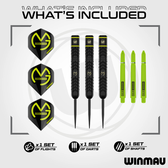 Rzutki stalowe Winmau Michael Van Gerwen - 21 g