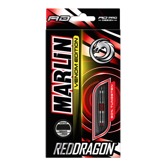 Měkké šipky Red Dragon Marlin Venom - 22g