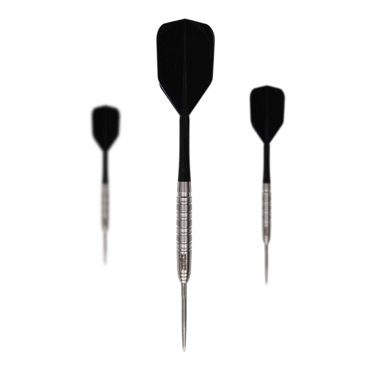 Dardos de acero Caliburn Wolfpack W7 - 21 g Das Bild zeigt das Produkt Caliburn Wolfpack W7 Steeldarts - 21g. Es handelt sich um ein Set Steeldarts mit einem Gewicht von 21 Gramm.
