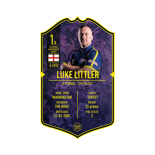 Carte de fléchettes ultime - Luke Littler