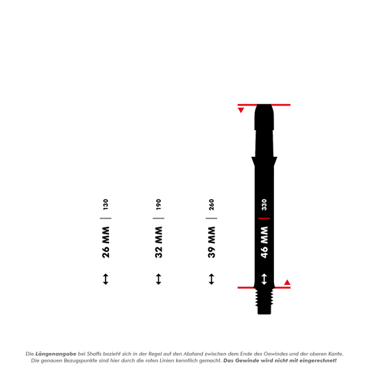 L-L-Style-Shafts Silent Straight - Bílá