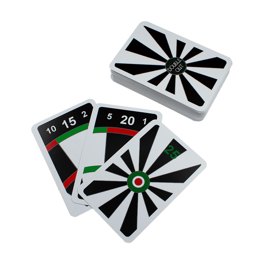 McDart Double Out Darts Card Game / Kartenspiel