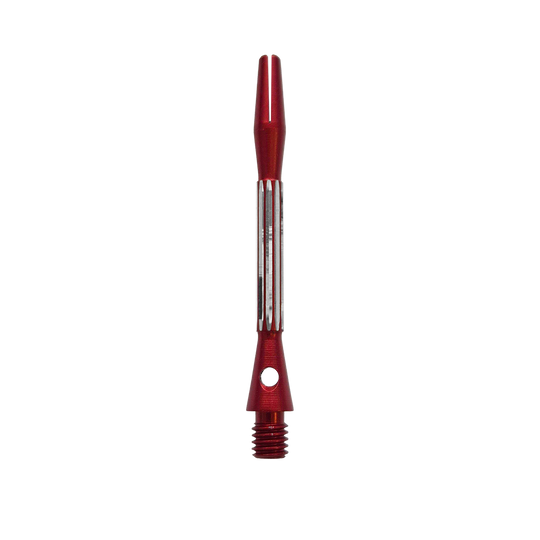 Bulls NL Flash 2 Aluminium Shafts - Rot - 46 mm Das Foto zeigt die Bulls NL Flash 2 Aluminium Shafts in Rot, 46 mm lang. Die Shafts sorgen für mehr Haltbarkeit bei Dartpfeilen.
