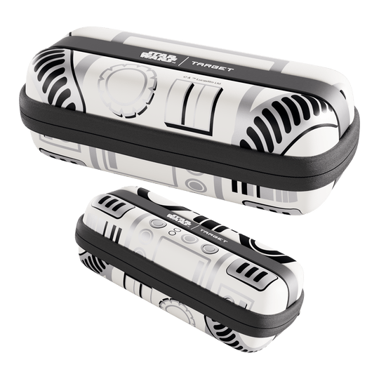 Target Star Wars Boa Dartcase - Szturmowiec Das Bild zeigt das Target Star Wars Boa Dartcase mit Stormtrooper Motiv. Es ist eine speziell gestaltete Darttasche für Star Wars Fans.