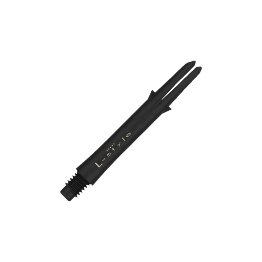 L-Style Carbon Shafts 260 Dies ist ein schwarzer Carbon-Schaft für Dartpfeile der Marke L-Style. Der Schaft ist 39 mm lang und hat kein Kappen-Ende.