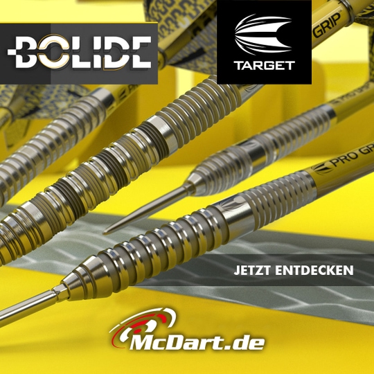 Bolide 01 Swiss Point 90% Tungsten Steel Tip Darts by Target