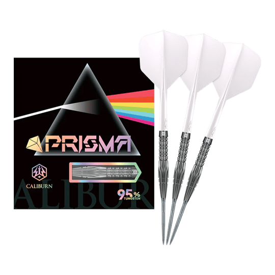 Caliburn Prisma Steeldarts - 19,5g. Dieses Produkt ist ideal für Dartspieler, die Wert auf Qualität legen.