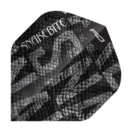 Abgebildet sind die Red Dragon Pro Player Premium Peter Wright Black Mamba Premium No2 Standard Flights. Die Flights sind hochwertig und für präzises Dartspiel entwickelt.