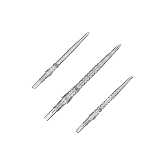 Target Chrono Swiss Storm Point Dart Tips - Silver Target Chrono Swiss Storm Point Dart Tips - Silver