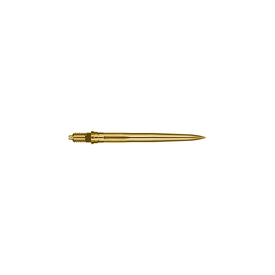Puntas de dardo Caliburn EZ-EVO - Suaves - Doradas Abgebildet sind goldene Dartspitzen mit einer Länge von 28mm. Sie gehören wahrscheinlich zur Serie Caliburn EZ-EVO Smooth.