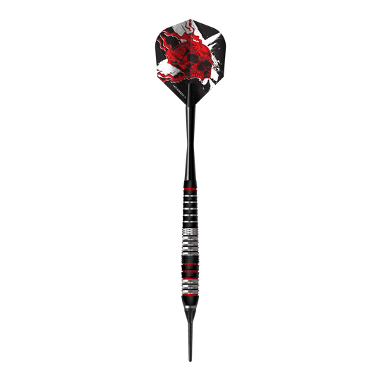 Harrows Heavy Metal Ryan Searle Brass Soft Darts Abgebildet sind die Harrows Heavy Metal Ryan Searle Brass Softdarts. Diese Softdarts zeichnen sich durch ihre schwere Bauweise und hochwertige Verarbeitung aus.